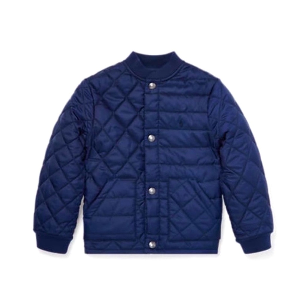 Polo Ralph Lauren Quilted Lightweight Jacket, Blue, Boys Size 6